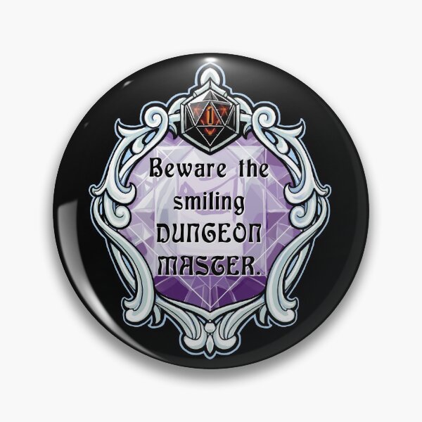 Item preview, Amulet Beware the Smiling Dungeon Master designed and sold by robertbevan.