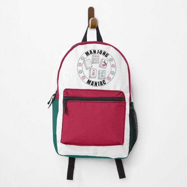 Item preview, Mahjong Maniac Design on White Background designed and sold by Gsallicat.