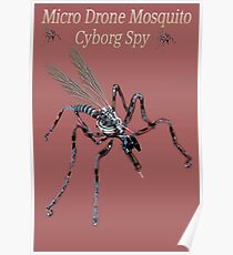 ✾◕‿◕✾ MICRO DRONE MOSQUITO CYBORG SPY WITH ON BOARD RFID NANOTECH✾◕‿◕✾ Poster