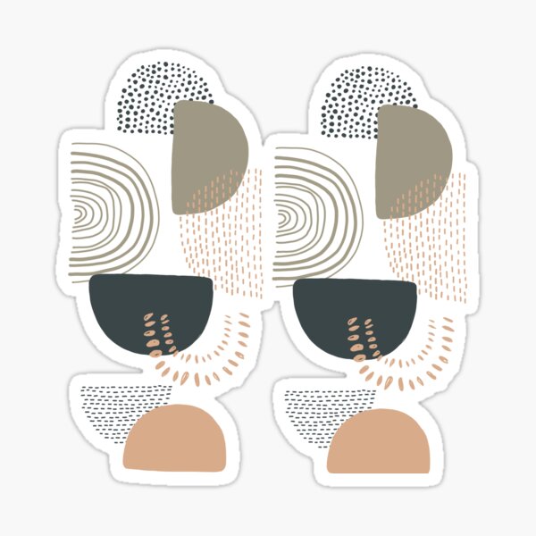 Line art doodle Sticker