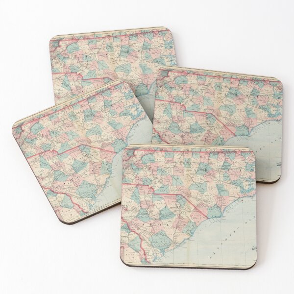 Item preview, Vintage Map of the Carolinas (1872) designed and sold by BravuraMedia.