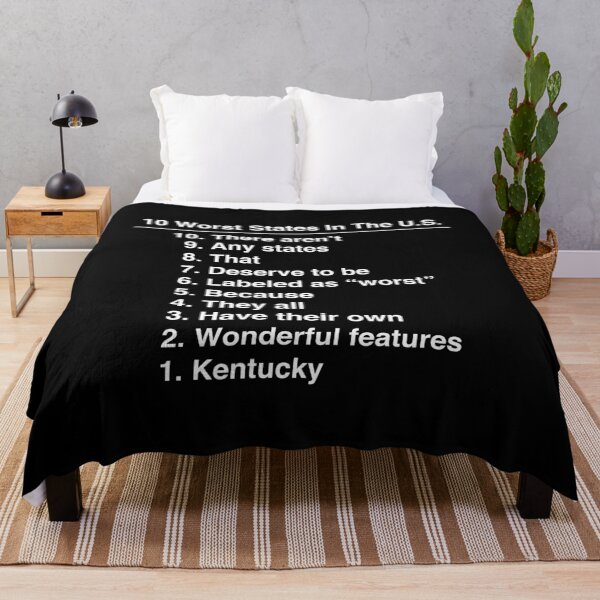 Item preview, Kentucky Is The Worst State Ever Funny product designed and sold by jakehughes2015.