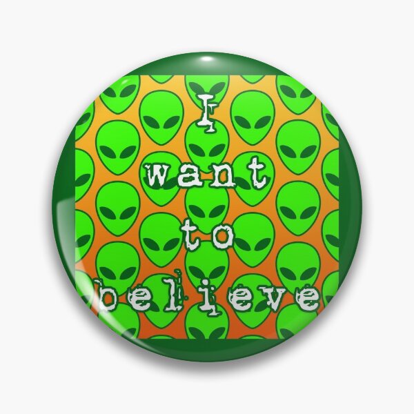 Item preview, I Want to Believe designed and sold by thegreenclock.