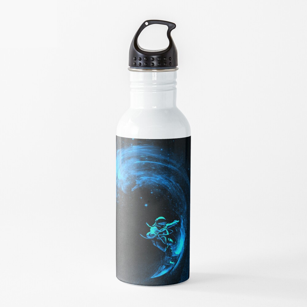 Space Surfing Water Bottle