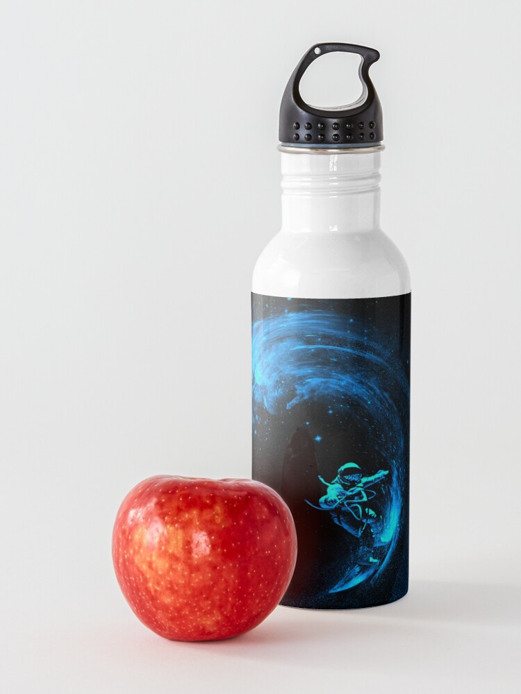 Alternate view of Space Surfing Water Bottle