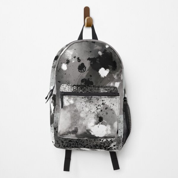 Item preview, Black grey white splatter pattern print designed and sold by aussieforgood.