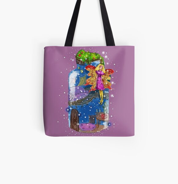 Molly The Mason Jar Fairy™ All Over Print Tote Bag