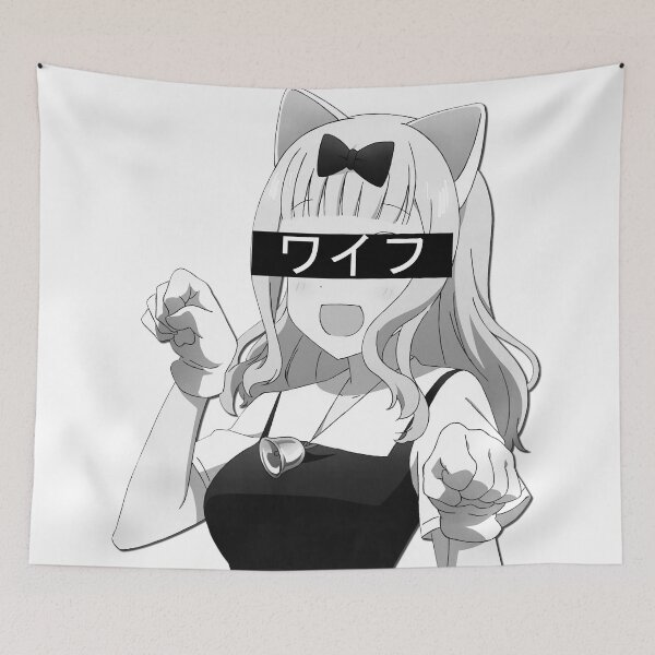 Item preview, Chika Fujiwara Waifu Sticker (Kaguya Sama) designed and sold by LilSugoi.
