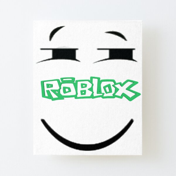 Decoracion Roblox Face Redbubble - roblox default noob face lámina fotográfica