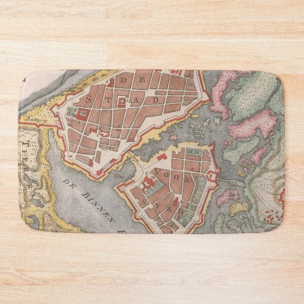 Item preview, Vintage Cartagena Colombia Map (1766) designed and sold by BravuraMedia.
