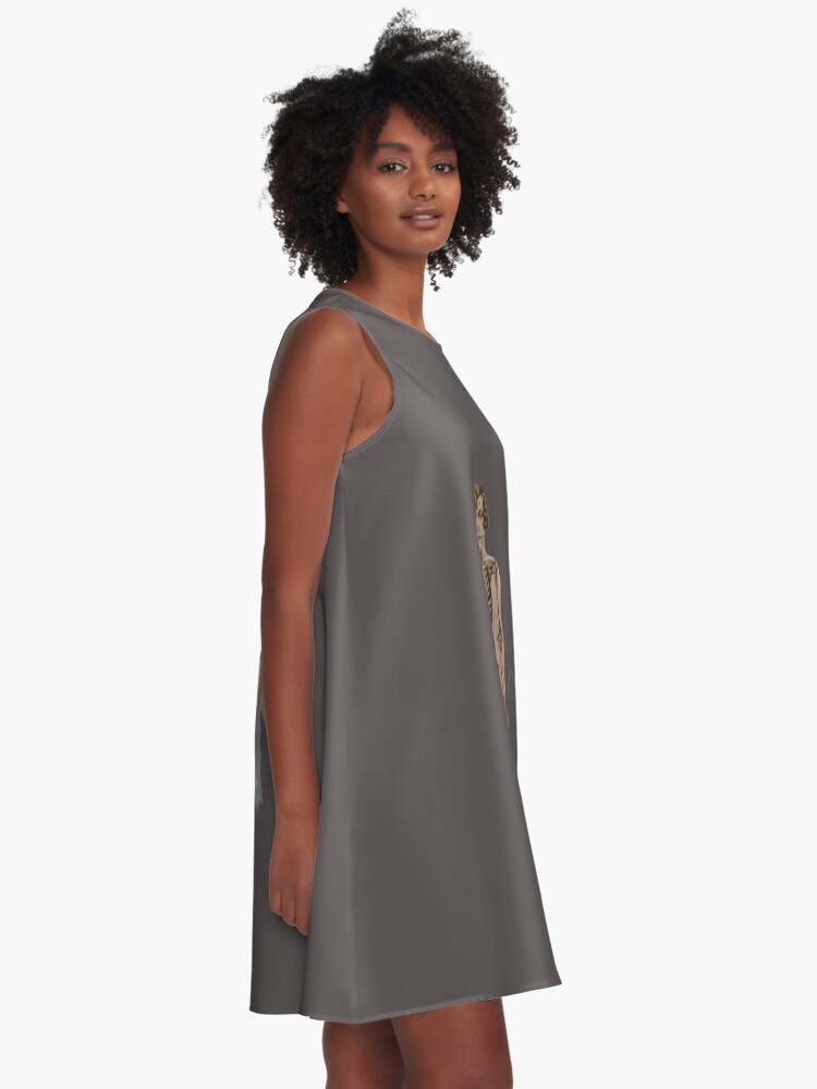 Thumbnail 2 of 4, A-Line Dress,  "Psychostasia" designed and sold by Vesperalia.