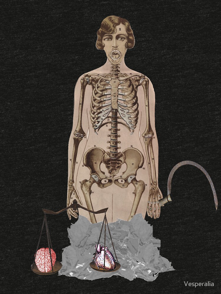 Thumbnail 7 of 7, Tri-blend T-Shirt,  "Psychostasia" designed and sold by Vesperalia.