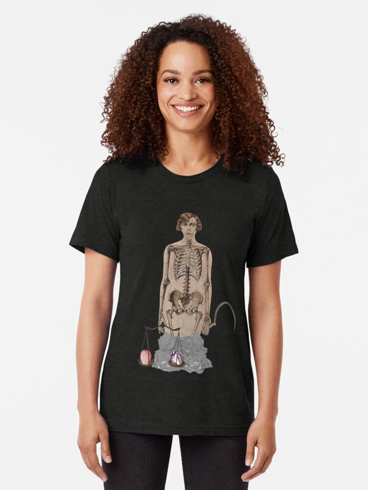 Thumbnail 2 of 7, Tri-blend T-Shirt,  "Psychostasia" designed and sold by Vesperalia.