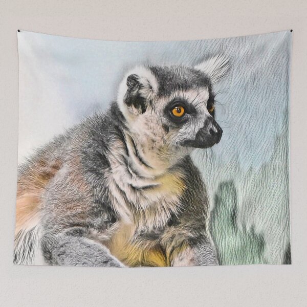 Item preview, Ring-tailed Lemur designed and sold by ReneeKennedy.
