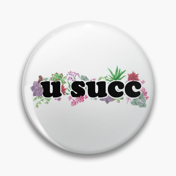 Item preview, u succ, succulent and cactus logo, you suck designed and sold by dinatrix.