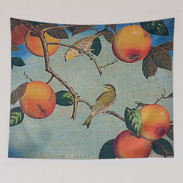 Item preview, Birds in a fruit tree  designed and sold by iasante26.