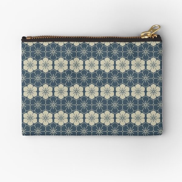 Item preview, Blue Floral Japanese Pattern No.1 designed and sold by murakamisstudio.