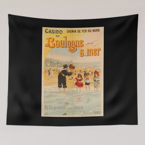 Item preview, NORD Boulogne sur Mer vintage travel poster designed and sold by stickart-marek.