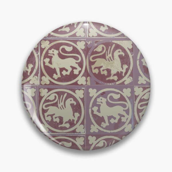 Item preview, Lion and Griffin tiles designed and sold by Aakheperure.