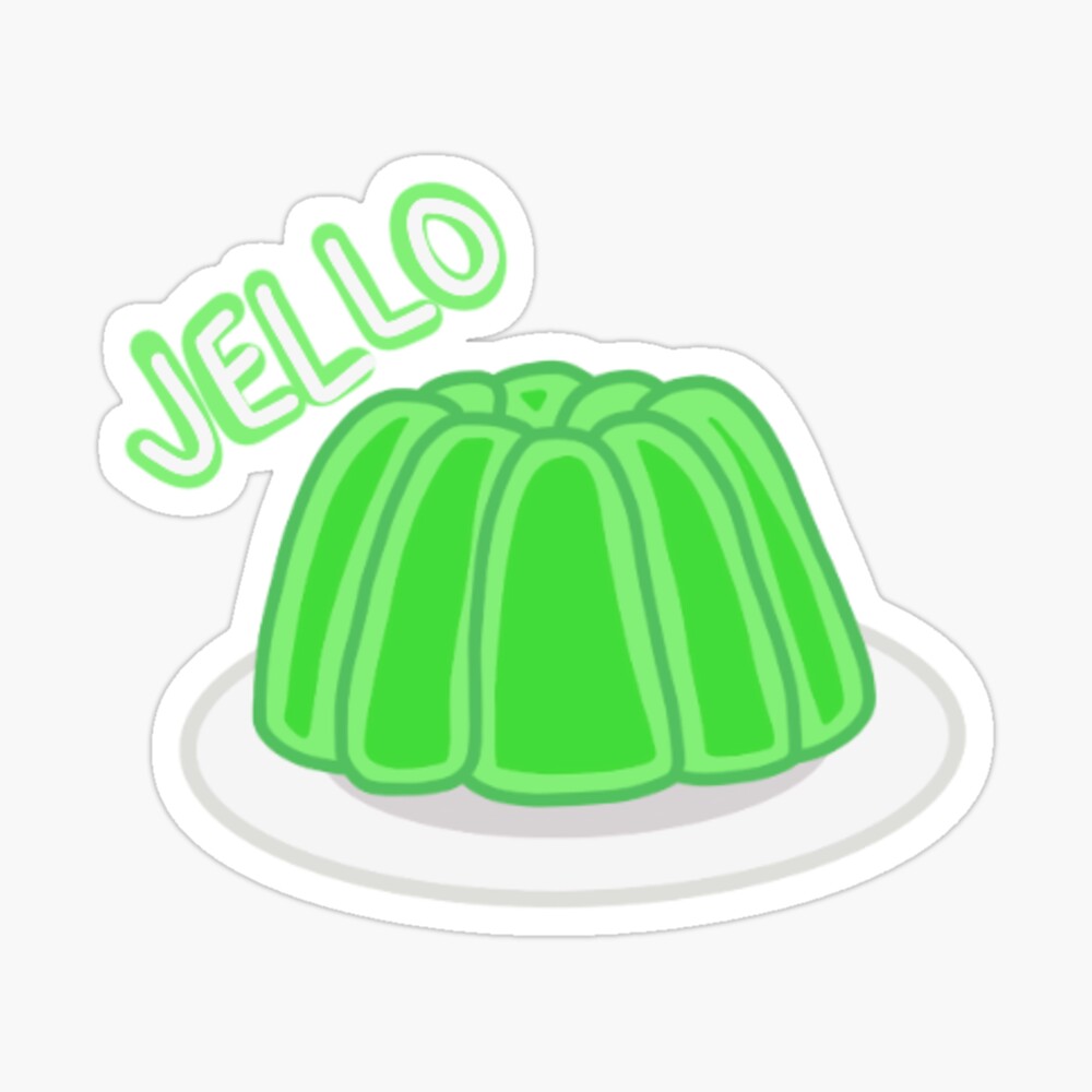 Jello Dino ~ Sticker