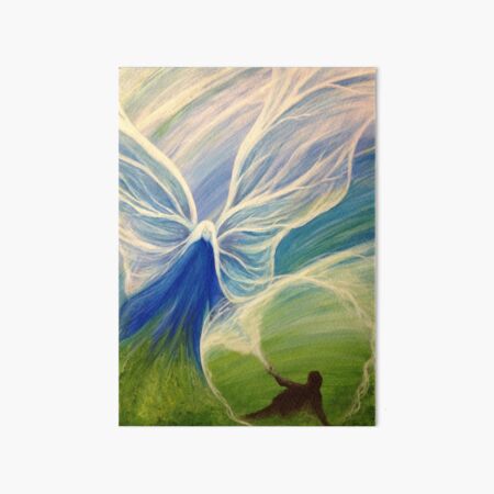 Blue Angel Rescue Art Board Print