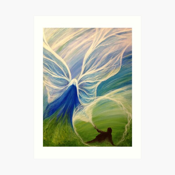 Blue Angel Rescue Art Print