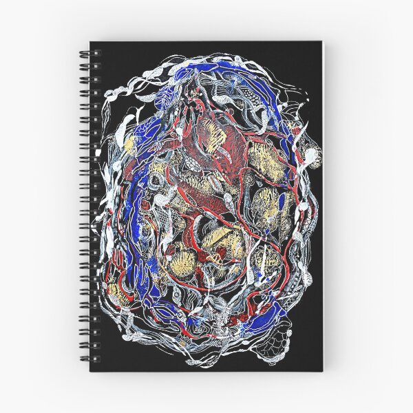 Item preview, Biomorphic on black designed and sold by fishtower.