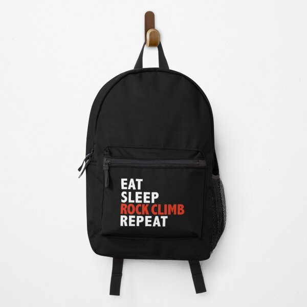 Item preview, Eat Sleep Rock Climb Repeat Climber Mountaineer designed and sold by losttribe.