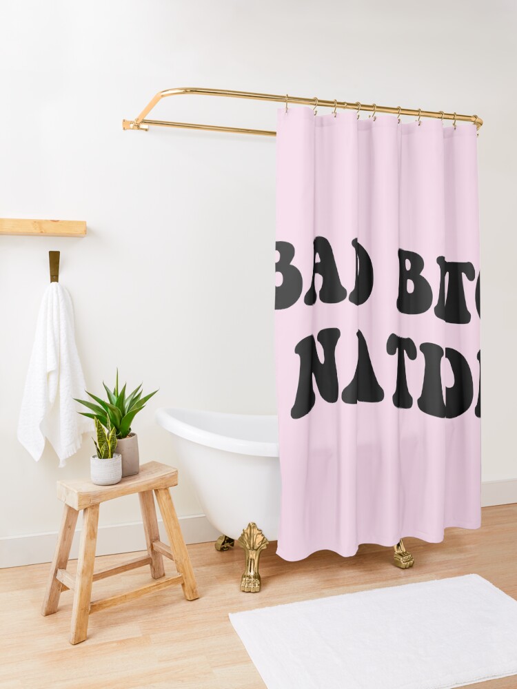 Alternate view of Bad Bitch Nation Shower Curtain