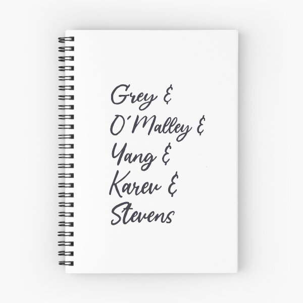 Item preview, Grey & O'Malley & Yang & Karev & Stevens designed and sold by julianac05.