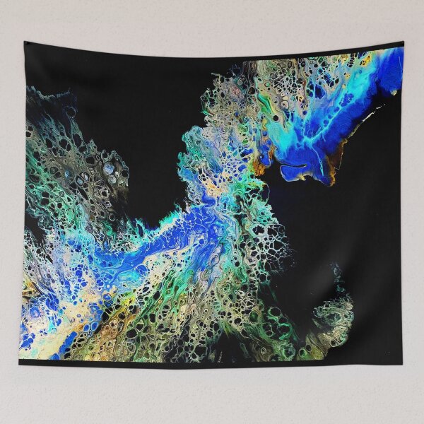 Item preview, Marine Life Acrylic Pour Painting designed and sold by Ashley Branstetter.