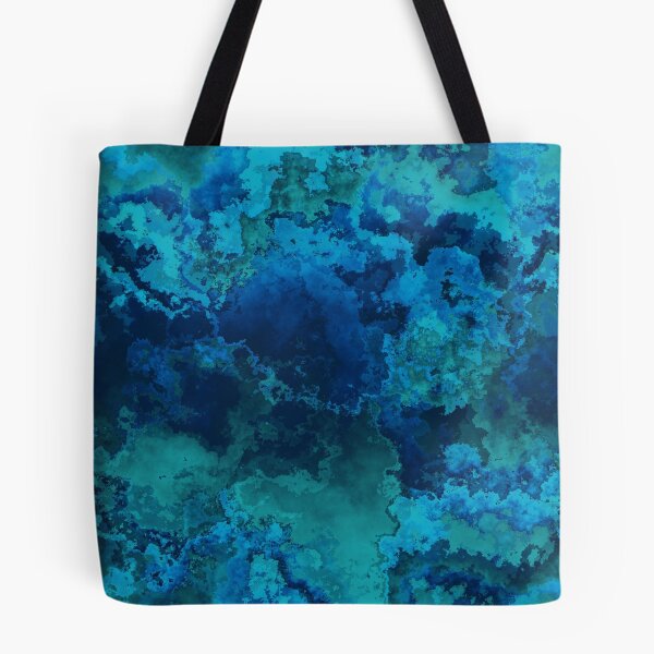 Item preview, Blue Teal Turquoise Green Marble Stone Pattern Texture designed and sold by RootSquare.