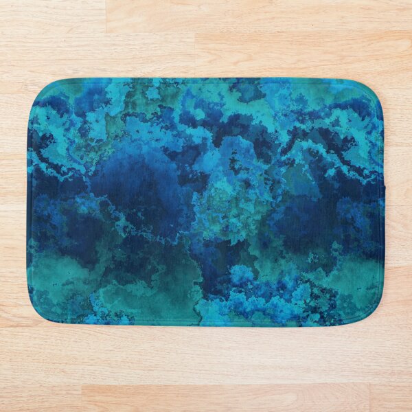 Aperçu de l'œuvre Blue Teal Turquoise Green Marble Stone Pattern Texture créée et vendue par RootSquare.