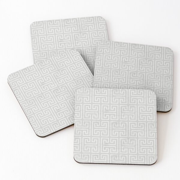 Item preview, Tyche (Textured Greek Key) | Oyster designed and sold by Aubergine Designs.