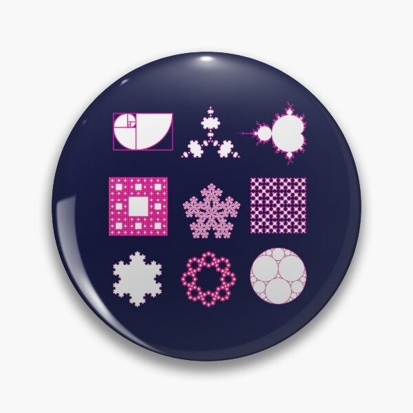 Item preview, 9 Fractals pink designed and sold by candhdesigns.