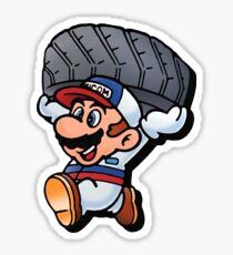 Mario Motors Mario F1 Sticker
