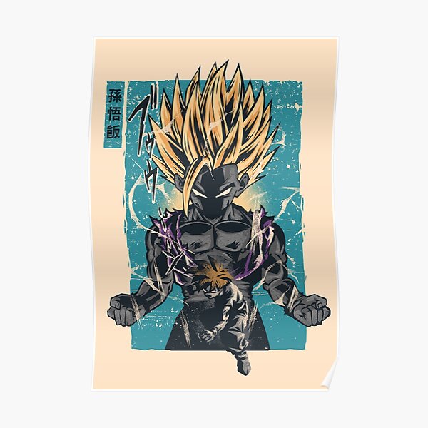 Gohan Retoro Poster