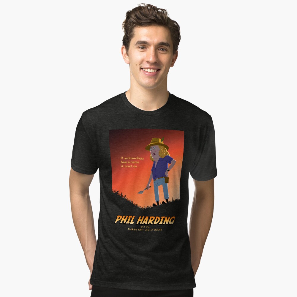 "Phil Harding Time Team" Tshirt by bfgi Redbubble