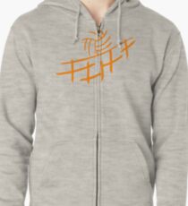 Volleyball Zipped Hoodie