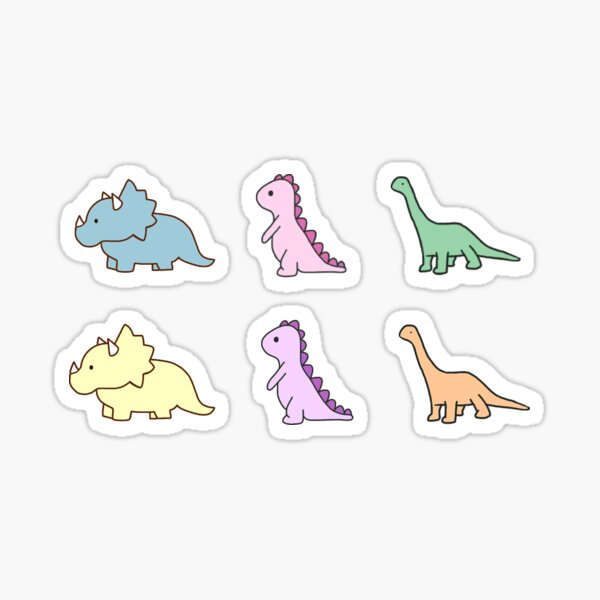 Dino Pins and Stickers Bundle – TinyWorlds