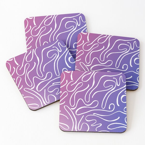 Item preview, Gradient white purple pattern designed and sold by Shineyarts.