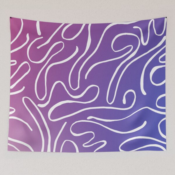 Item preview, Gradient white purple pattern designed and sold by Shineyarts.