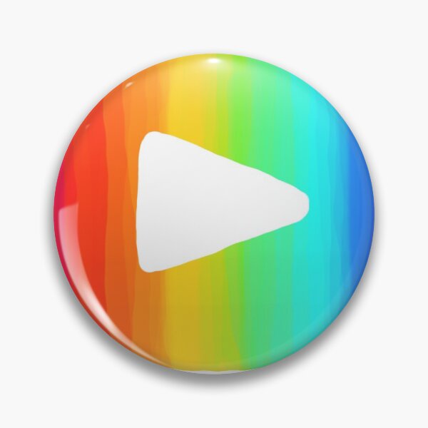 Item preview, LGBT+ YouTube Logo designed and sold by artsydoodles.