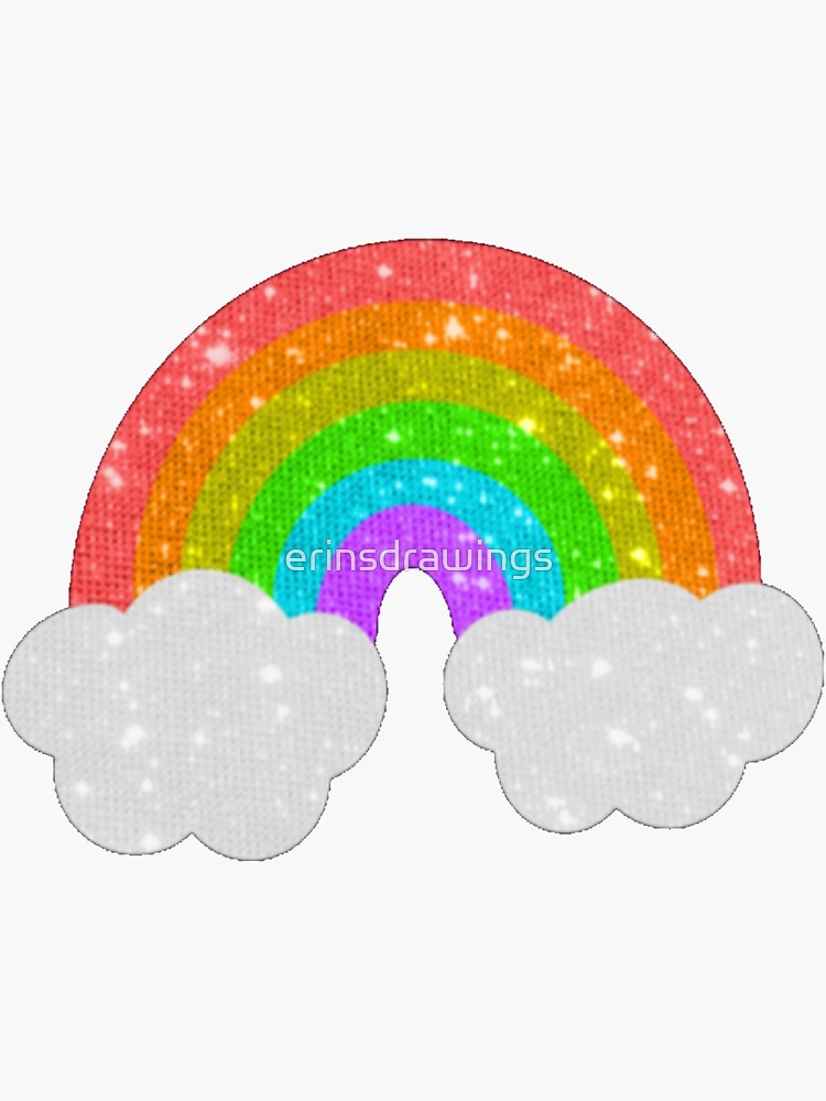 Rainbow Glitter Stickers