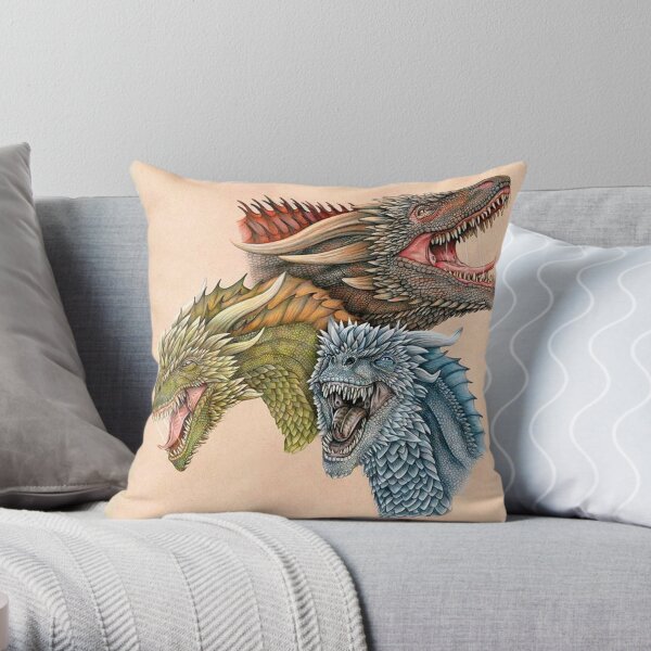 Rhaegal Throw Pillow