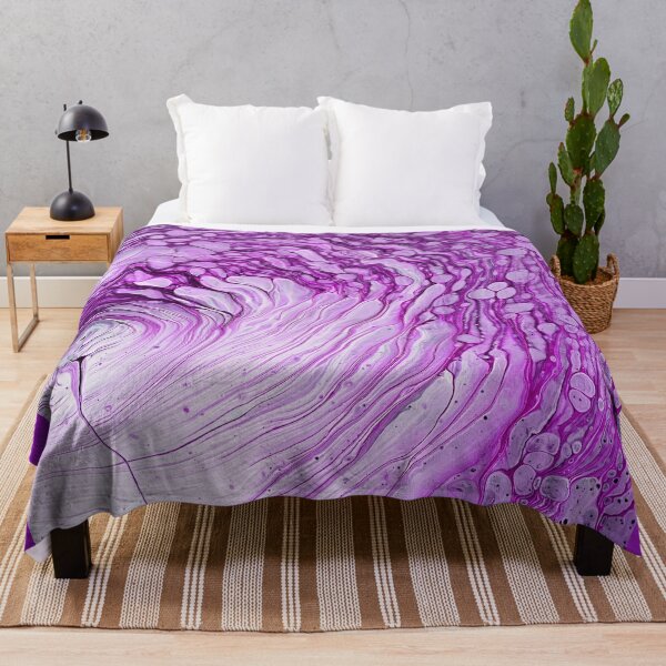 Item preview, Orchid Acrylic Pour Painting designed and sold by Ashley Branstetter.