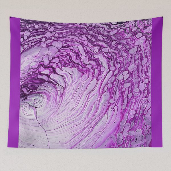 Item preview, Orchid Acrylic Pour Painting designed and sold by Ashley Branstetter.