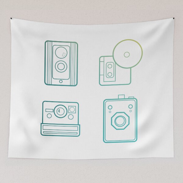 Item preview, Cute Retro Cameras designed and sold by Joanne Lesk.