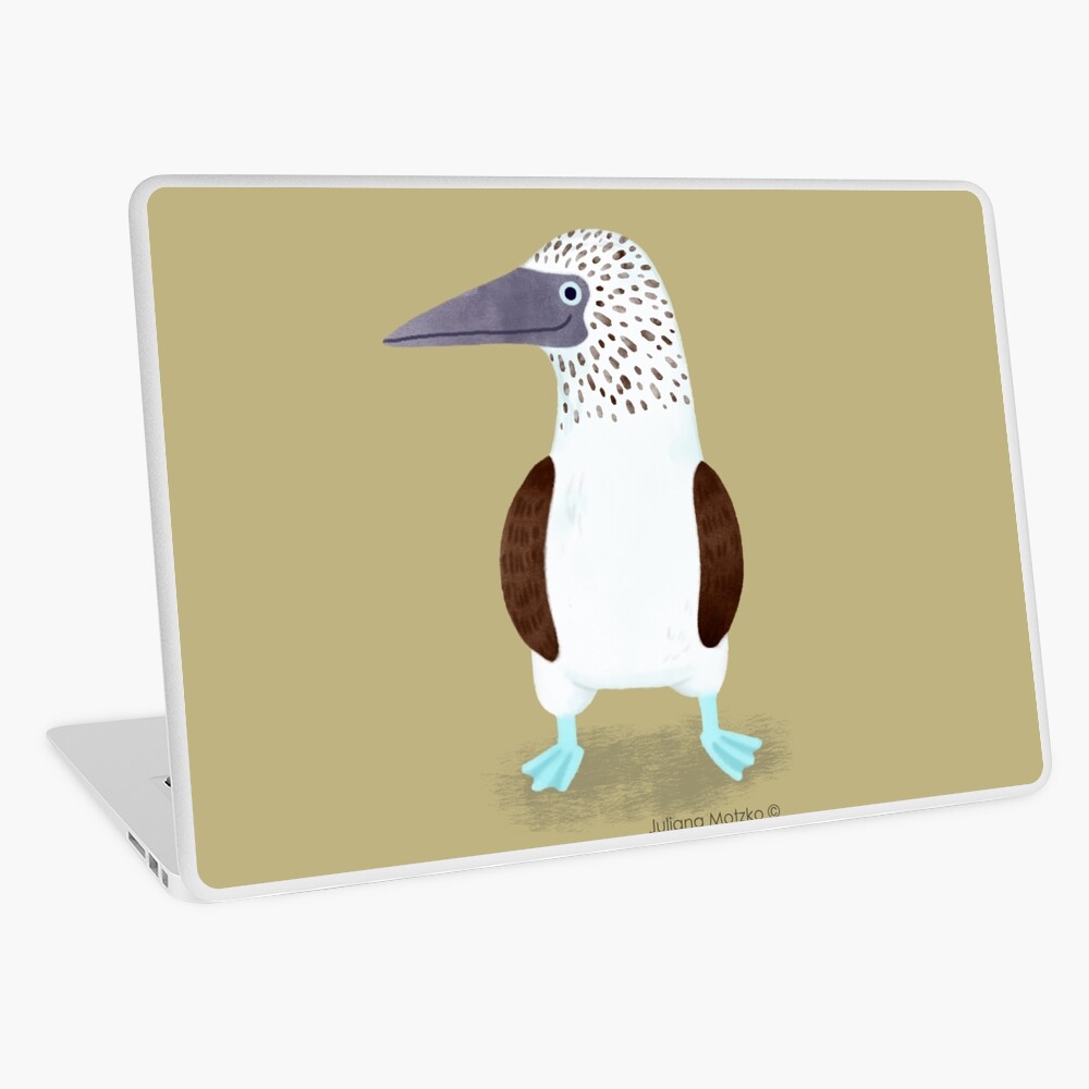 Blue Footed Booby Laptop Skin