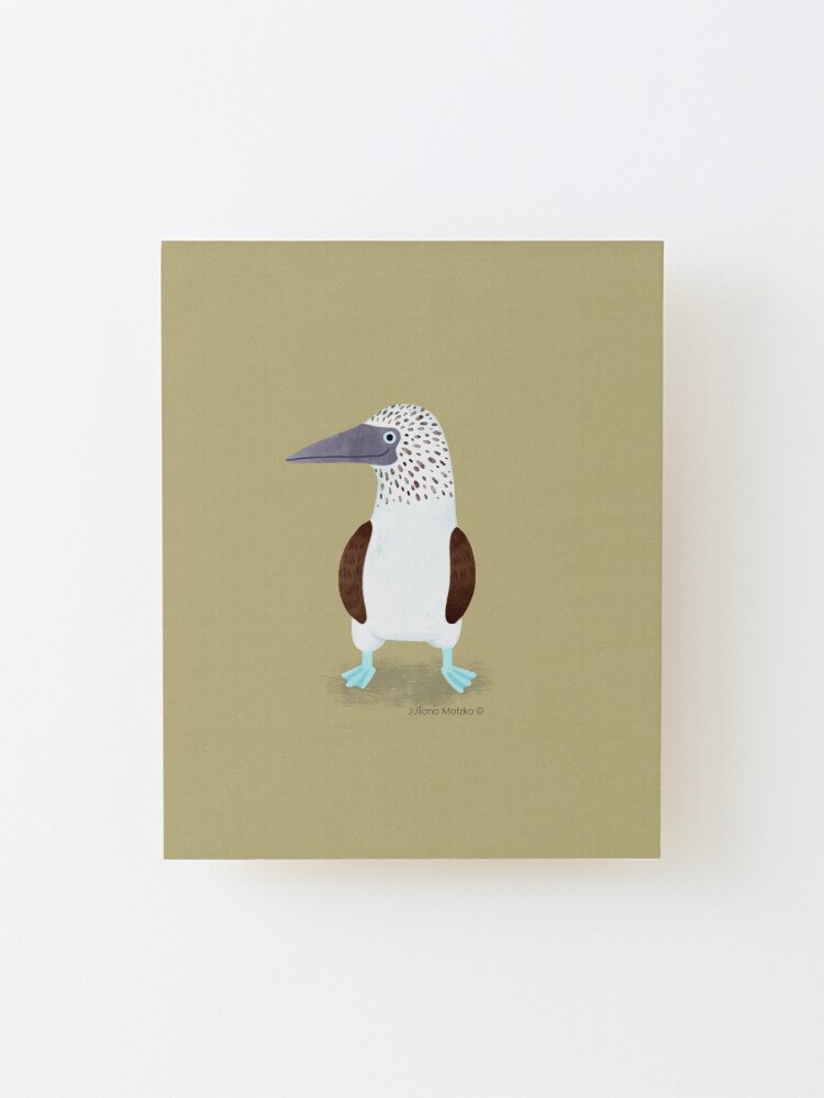 Alternate view of Blue Footed Booby Mounted Print